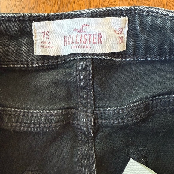 Hollister Black Skinny Jeans Soft Worn-In Denim - Picture 3 of 4